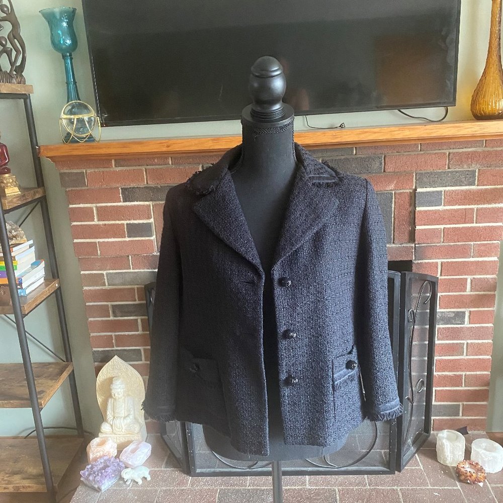 Talbots blazer with beaded buttons!